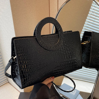 Luxury Crocodile Pattern Tote