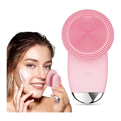 Sonic Electric Silicone Facial Cleansing Brush – Waterproof Skin Exfoliator