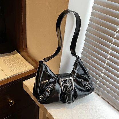 Luxury Retro Pleated Hobo Bag