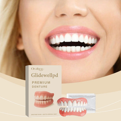 Comfortable Temporary Silicone Denture Set for Instant Smile Restoration