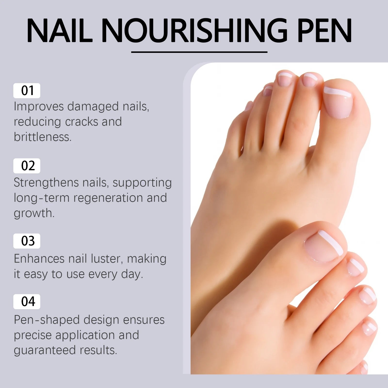 Nail Repair Essence Pen - Deep Nourishing Cuticle Oil for Dry, Damaged Nail Care - 15