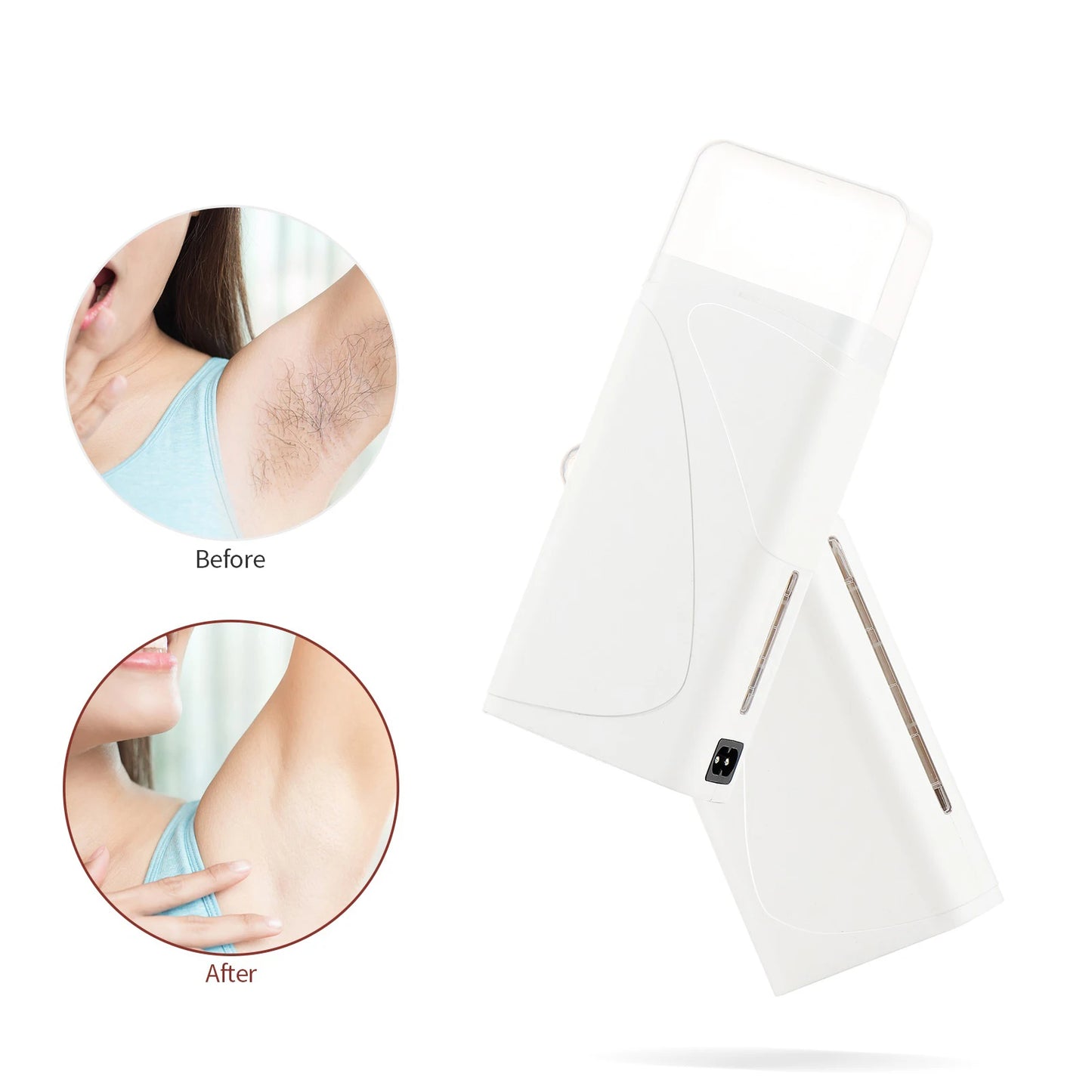 Electric Roll-On Wax Heater - Portable Hair Removal Warmer