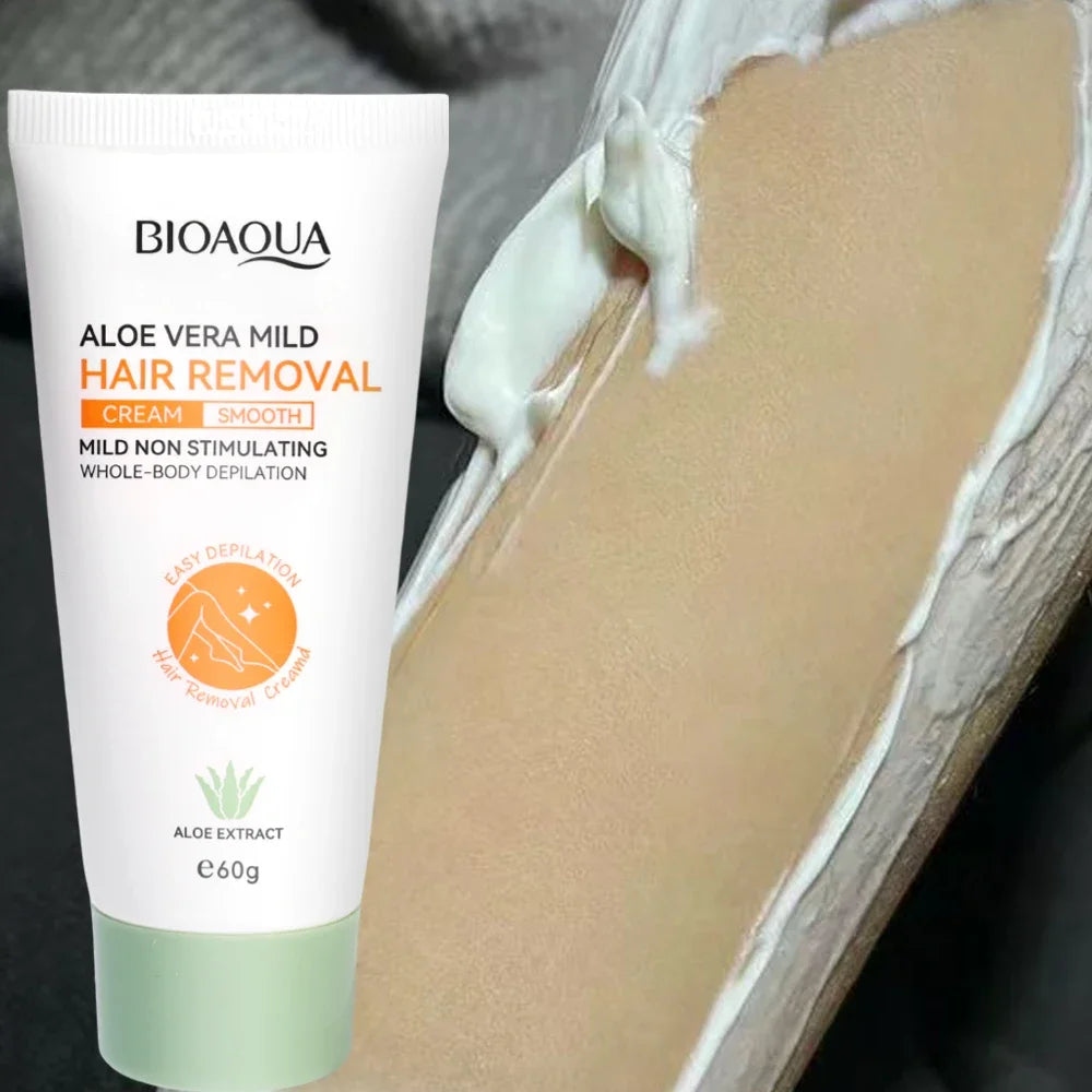 Gentle Aloe Vera Hair Removal Cream for Painless Full Body Smoothing - 7