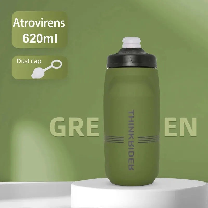 ThinkRider Sports Water Bottle - Leak-Proof Squeeze Bottle for Cycling & MTB - 23