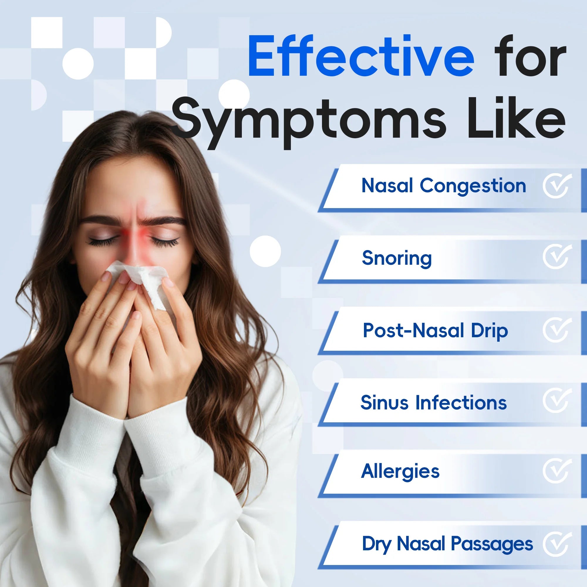 Electric Cordless Nasal Irrigator & Sinus Rinse System with Adjustable Pressure - 6