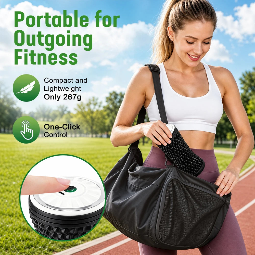 Electric Vibrating Foam Roller for Deep Tissue Muscle Recovery & Pain Relief - 5