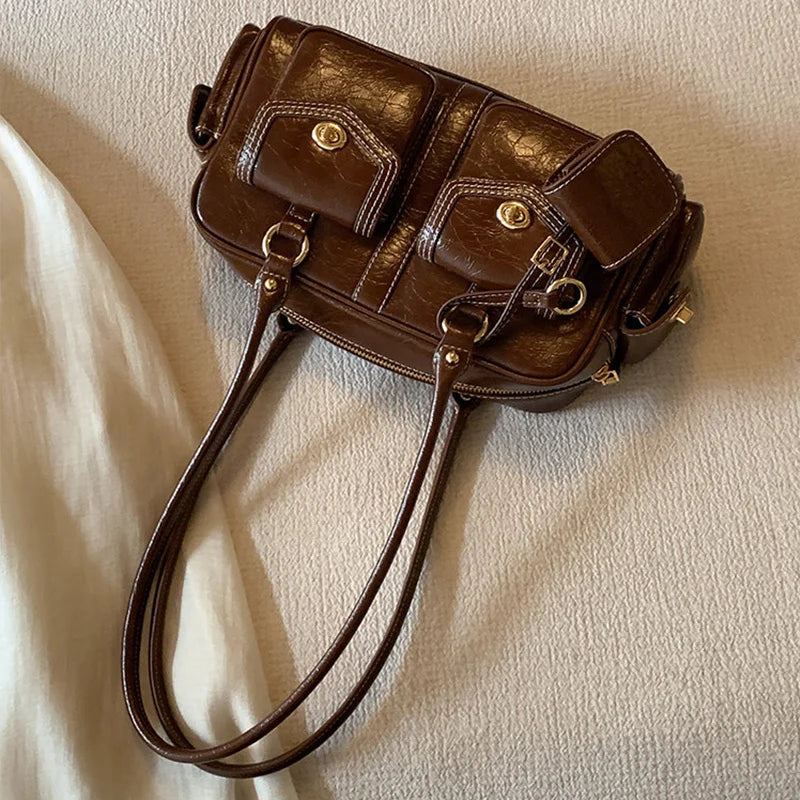 Luxury Trendy Stone Boston Bag