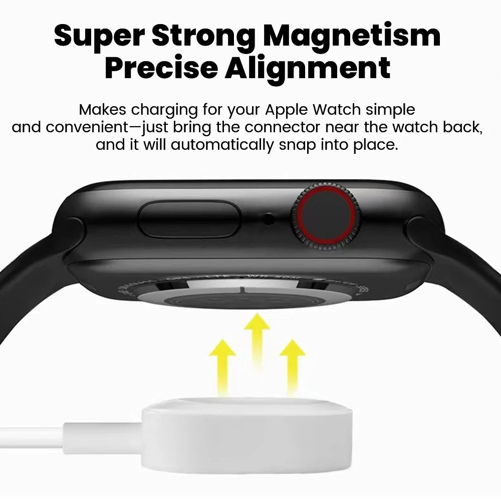 Magnetic Fast Charger for iWatch Series 1-11 & Ultra 1/2 USB-C Cable