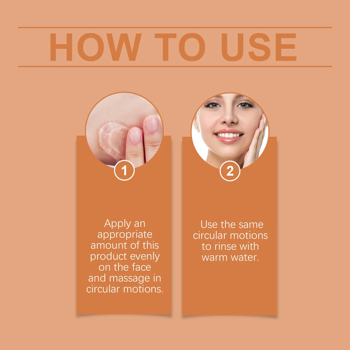 Orange Vitamin C Facial Exfoliating Gel for Deep Cleansing & Brightening