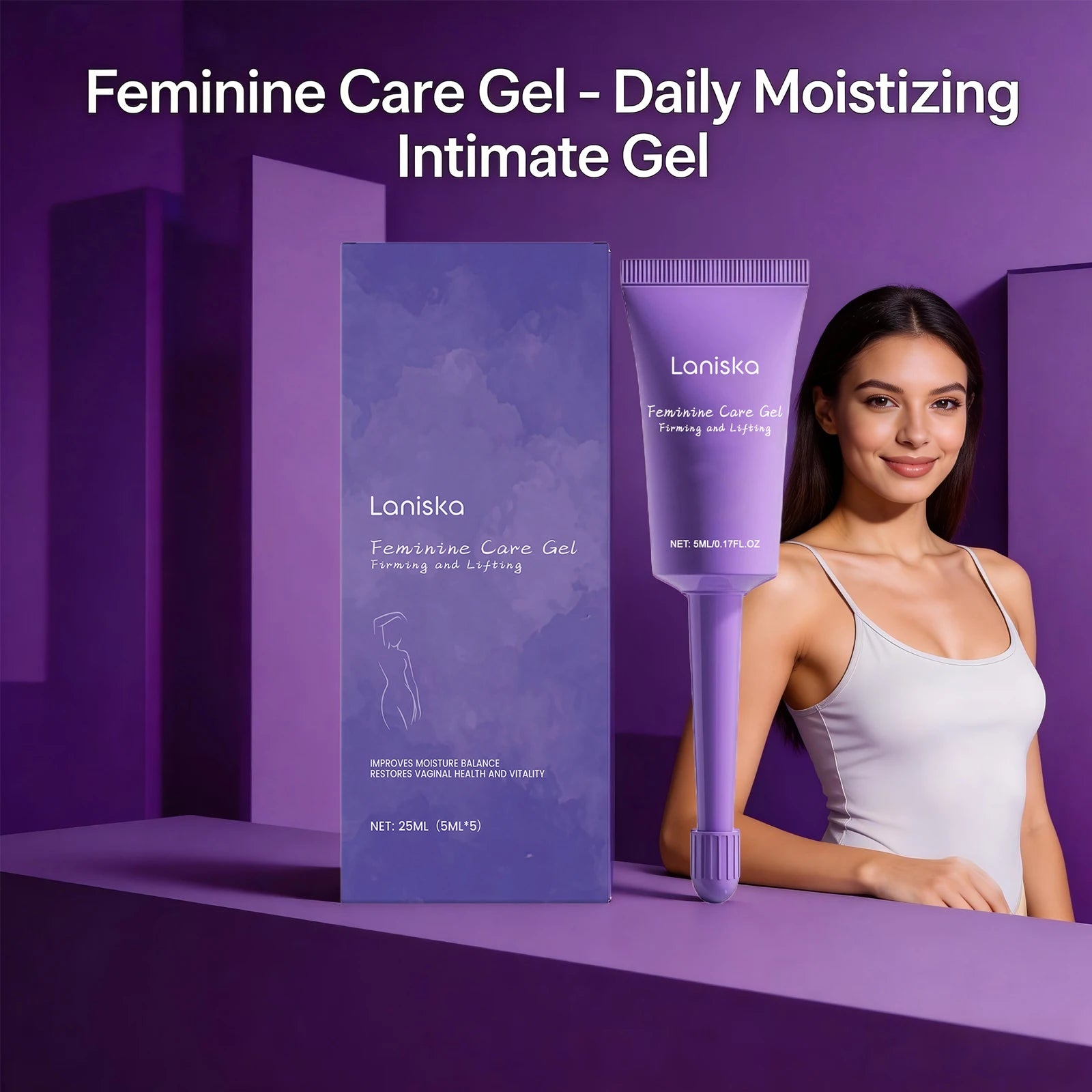 Feminine Intimate Care Gel - Natural Moisturizing & Refreshing Personal Hygiene - 9