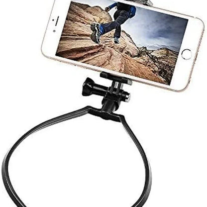Hands-Free Neck Phone Mount for First-Person POV Video Recording