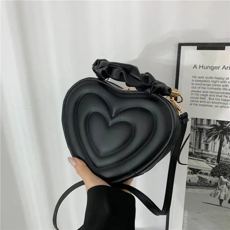 Luxury Quilted Heart Tote
