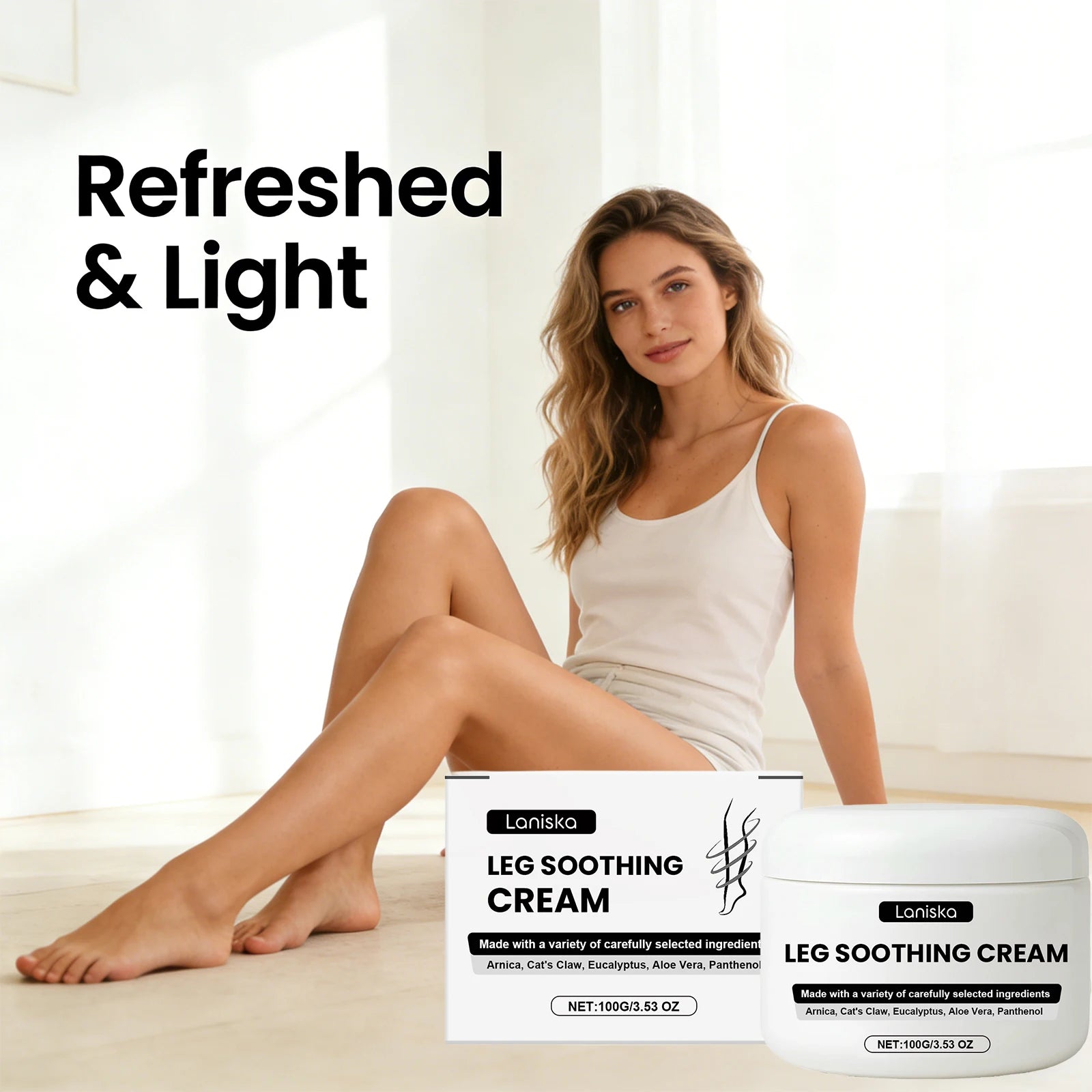 Leg Soothing Muscle Relaxation Massage Cream - Hydrating Relief for Tired Legs - 1