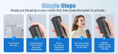 Portable Electric Nasal Irrigation & Oral Irrigator Combo Set