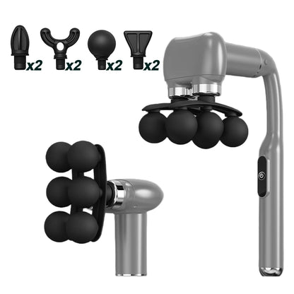 Deep Tissue Muscle Massage Gun with Detachable Handle
