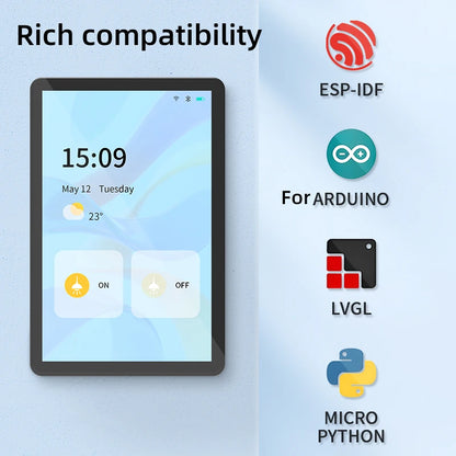 ESP32P4 10.1 Inch Development Board 1280x800 TFT Display WiFi & Bluetooth