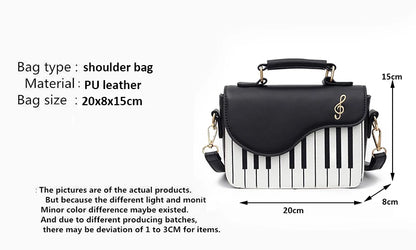 Luxury Piano Novelty Crossbody Bag
