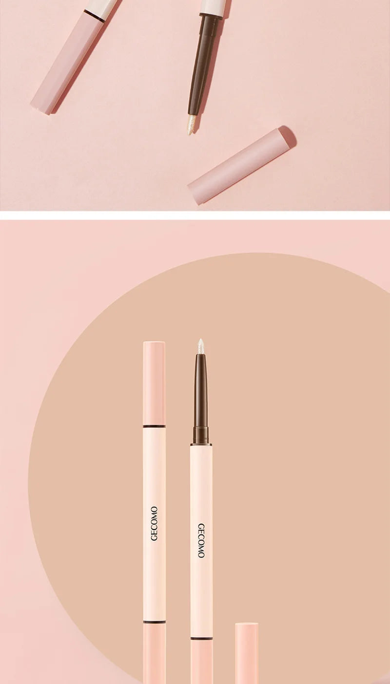 Double-Headed Waterproof Eyeliner & Silkworm Highlighter Pen
