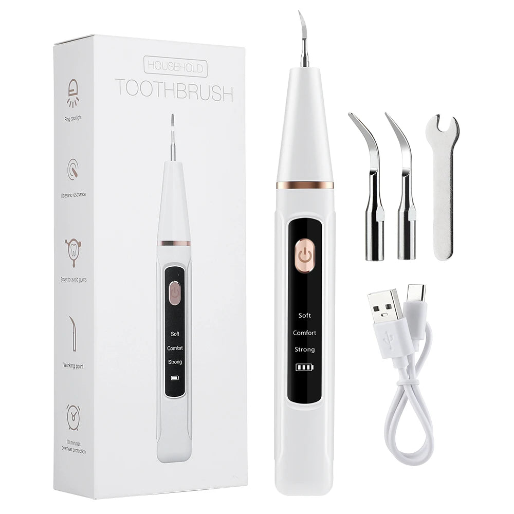 Ultrasonic Electric Teeth Cleaner & Tartar Remover for Professional Oral Care