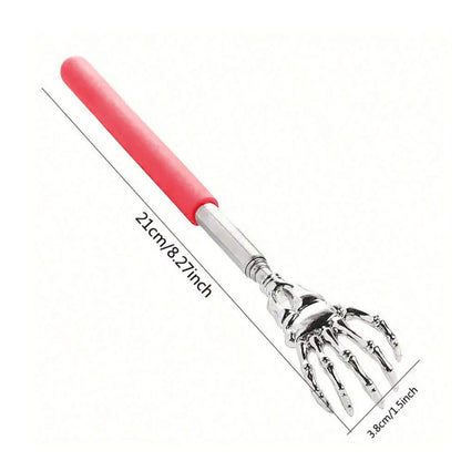 Telescopic Stainless Steel Back Scratcher - Portable Extendable Massager