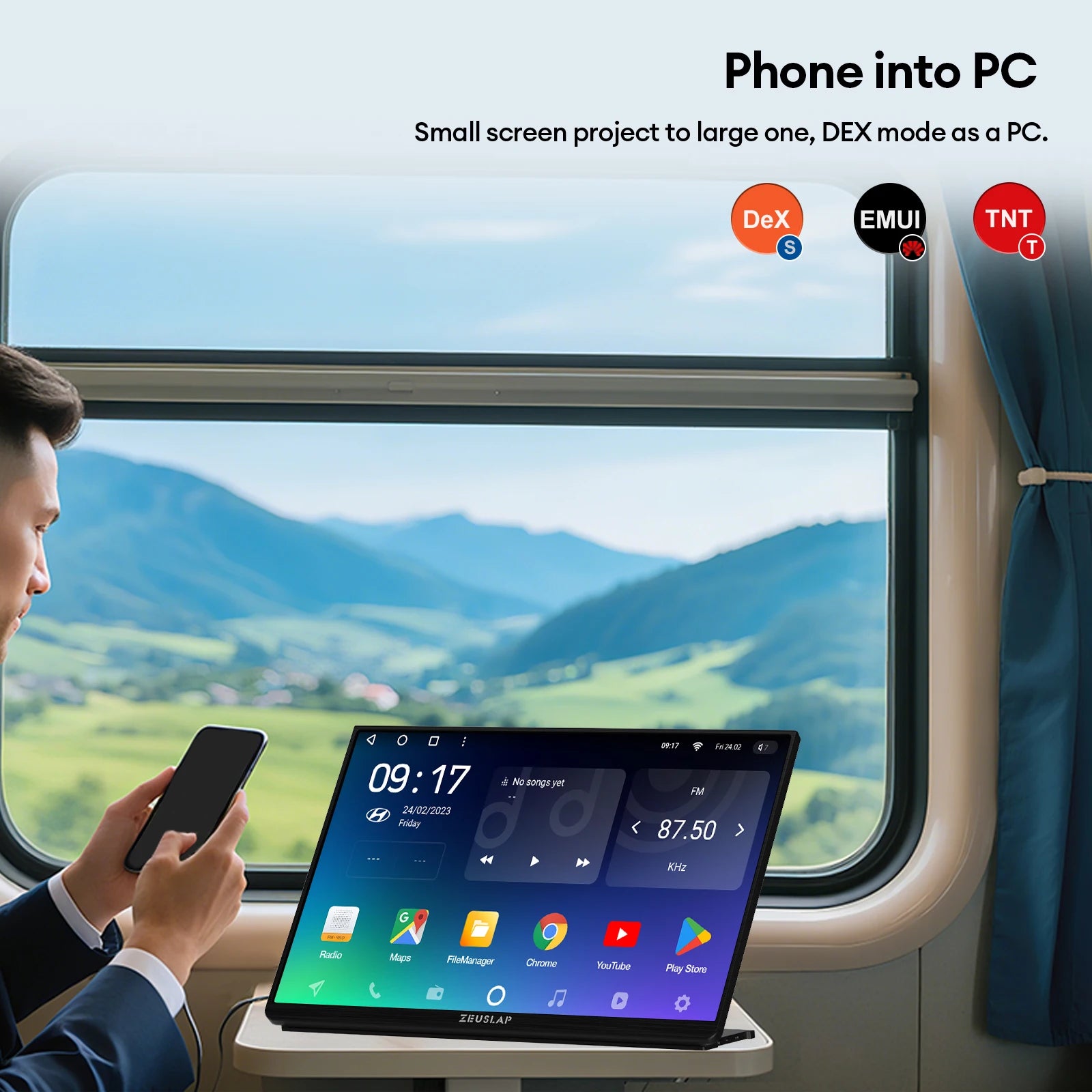 16" 240Hz QHD Portable Gaming Monitor - 2.5K HDR IPS Second Screen - 4