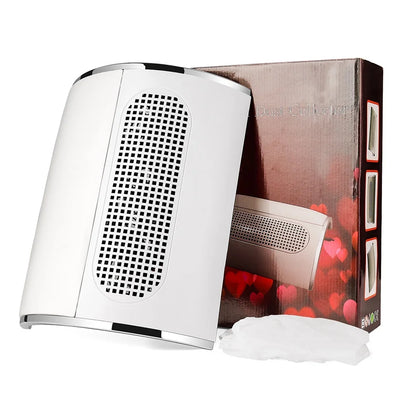 3-Fan Nail Dust Collector - 40W Professional Manicure Vacuum