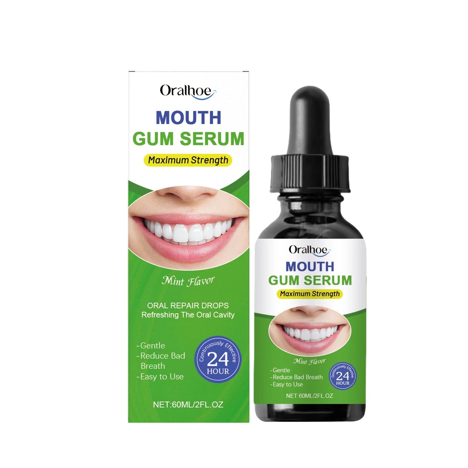 Herbal Oral Gum Repair Drops - Fresh Breath & Teeth Cleansing Treatment - 7