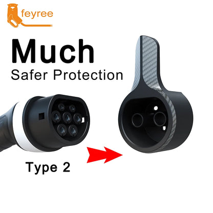 Type 2 EV Charger Holder & Cable Organizer - Wall Mount Dock