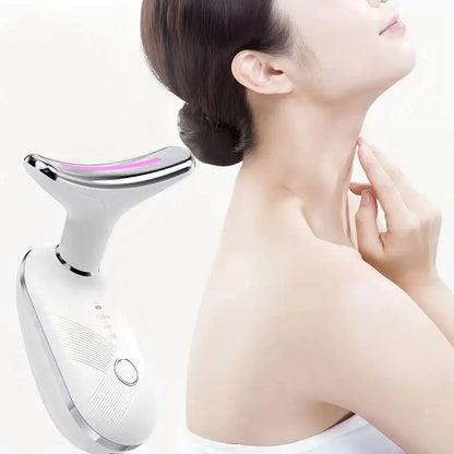 Red Light Therapy Face & Neck Lifting Massager - Skin Tightening Sculpting Tool