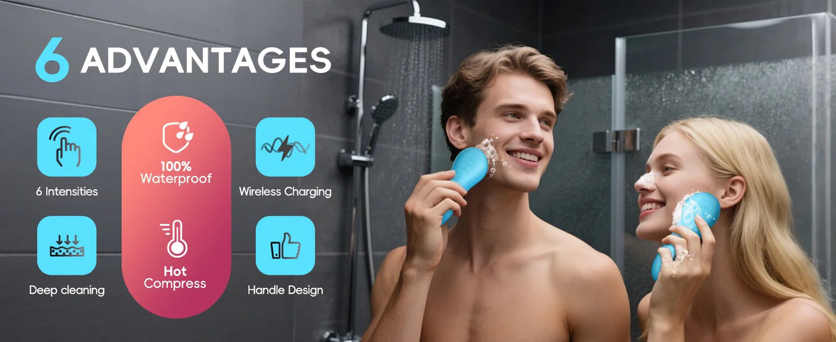 3-in-1 Professional Oral Care & Facial Cleansing Kit – Deep Clean Water Flosser