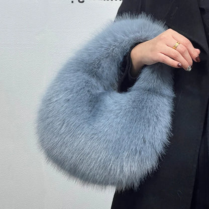 Luxury Soft Plush Bucket Bag