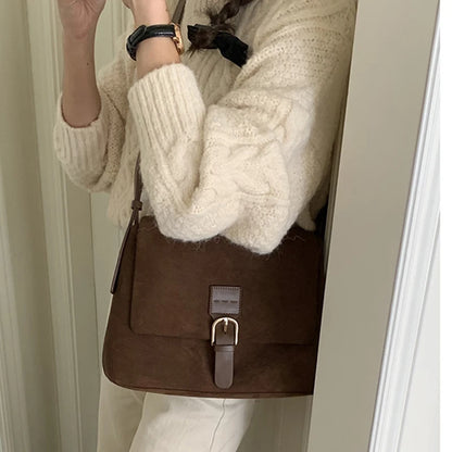 Luxury Matte Leather Tote Bag