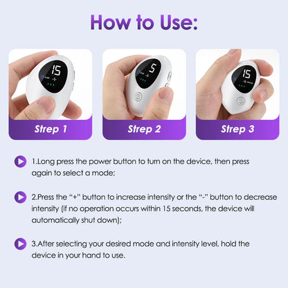 Microcurrent Handheld Sleep Aid Device for Anxiety, Stress & Insomnia Relief