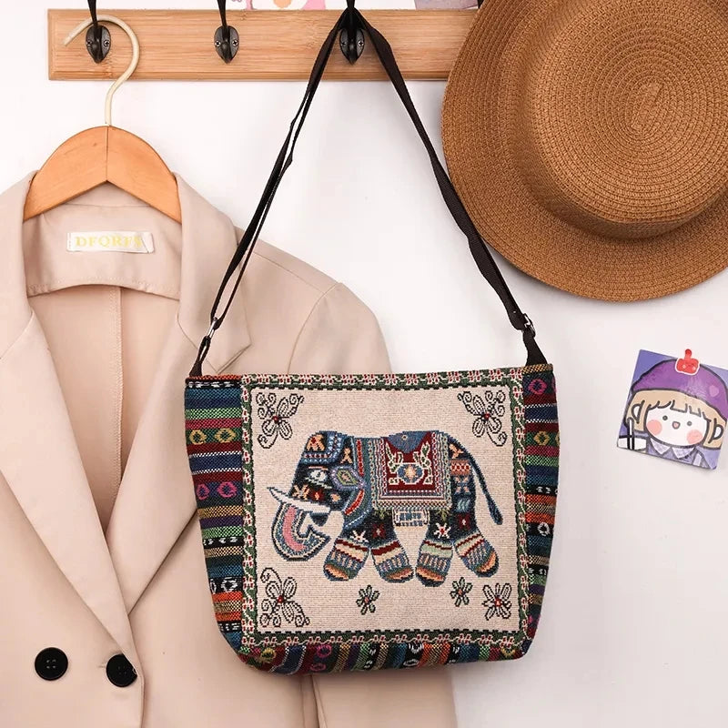 Luxury Vintage Elephant Tote