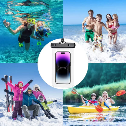 Waterproof Universal Phone Pouch - Underwater Dry Bag for Smartphones