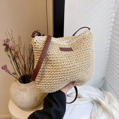 Bohemian Straw Tote
