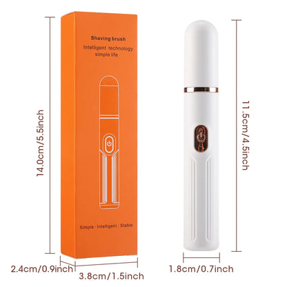 2-in-1 Electric Eyebrow and Nose Hair Trimmer - Painless Grooming Tool