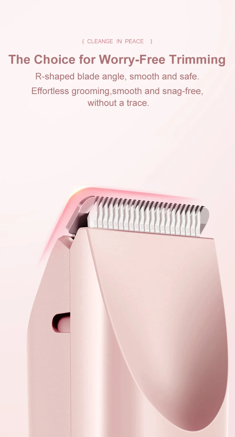 2-in-1 Waterproof Electric Women's Bikini Trimmer & Facial Hair Shaver - 11