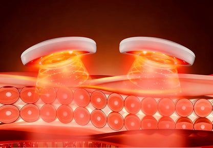 Microcurrent Red Light Under Eye Massager for Dark Circles and Puffiness