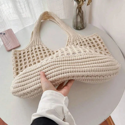 Luxury Crochet Hollow Beach Tote