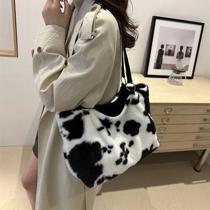 Luxury Plush Korean Shoulder Bag