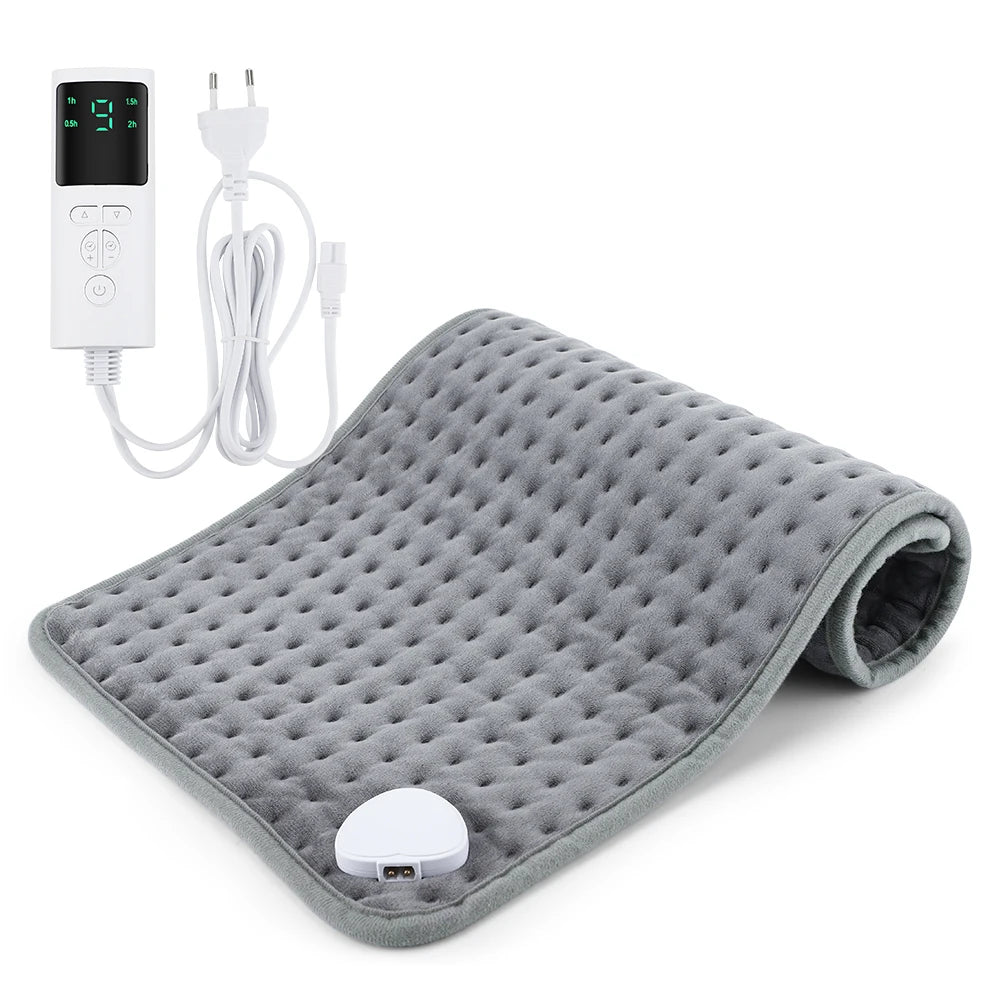 Electric Heating Pad for Back Neck & Shoulder Pain Relief with 9 Heat Settings - 16