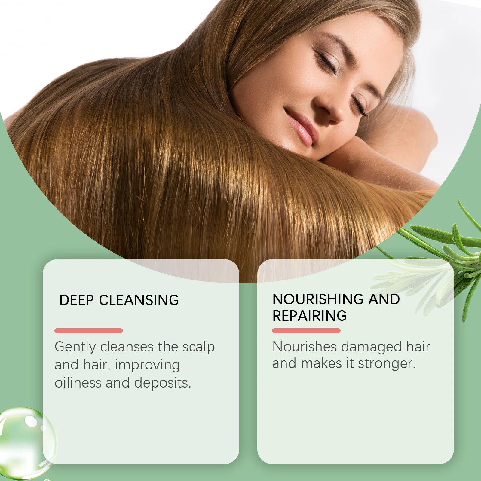 Batana Oil & Rosemary Hair Growth Shampoo - Deep Repair & Scalp Nourishing Treatment - 3