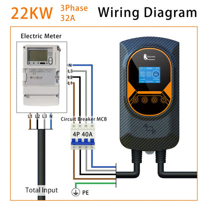 Smart EV Wallbox Charger - WiFi APP Control GB/T Electric Vehicle Charging Station