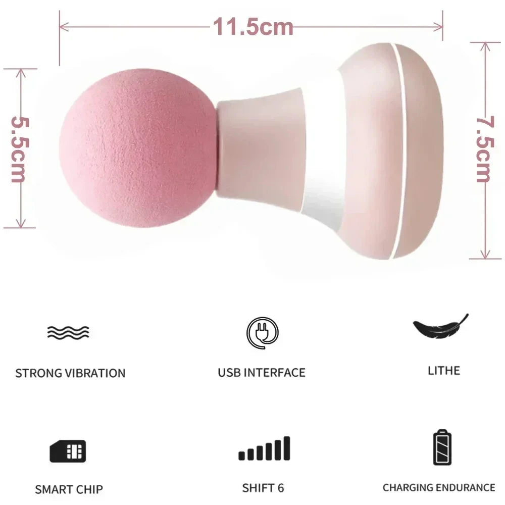 Mini Deep Tissue Massage Gun - Portable Handheld Muscle Massager - 4