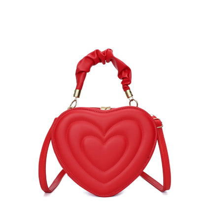 Luxury Quilted Heart Tote