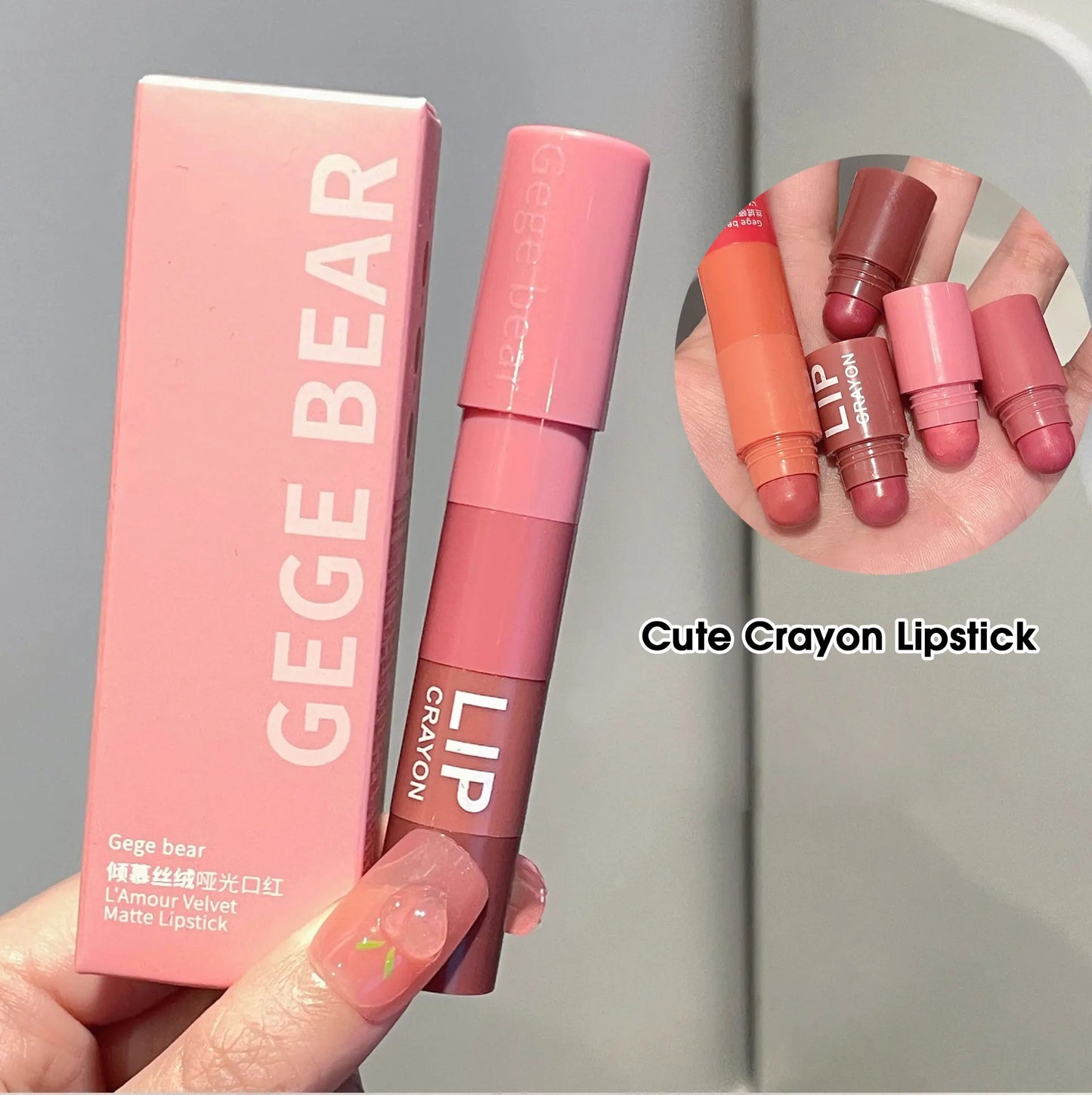 Matte Velvet Mist Lipstick - Long-Lasting Waterproof & Non-Stick Formula