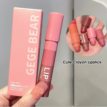 Matte Velvet Mist Lipstick - Long-Lasting Waterproof & Non-Stick Formula