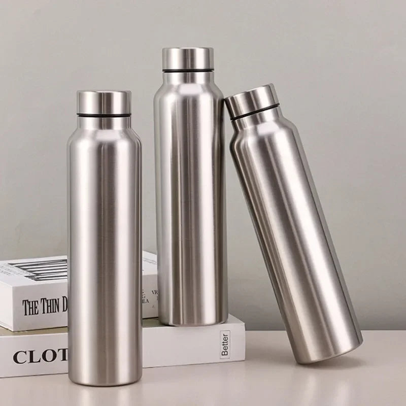 1000ml Insulated Stainless Steel Sports Water Bottle - Leakproof Metal Flask - 6