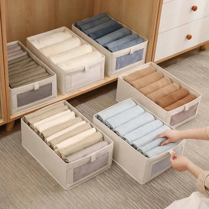 Foldable Wardrobe Clothes Organizer - Closet Drawer Divider